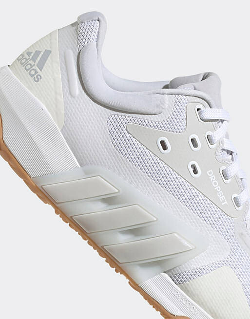 

Белые кроссовки adidas Training Dropset
