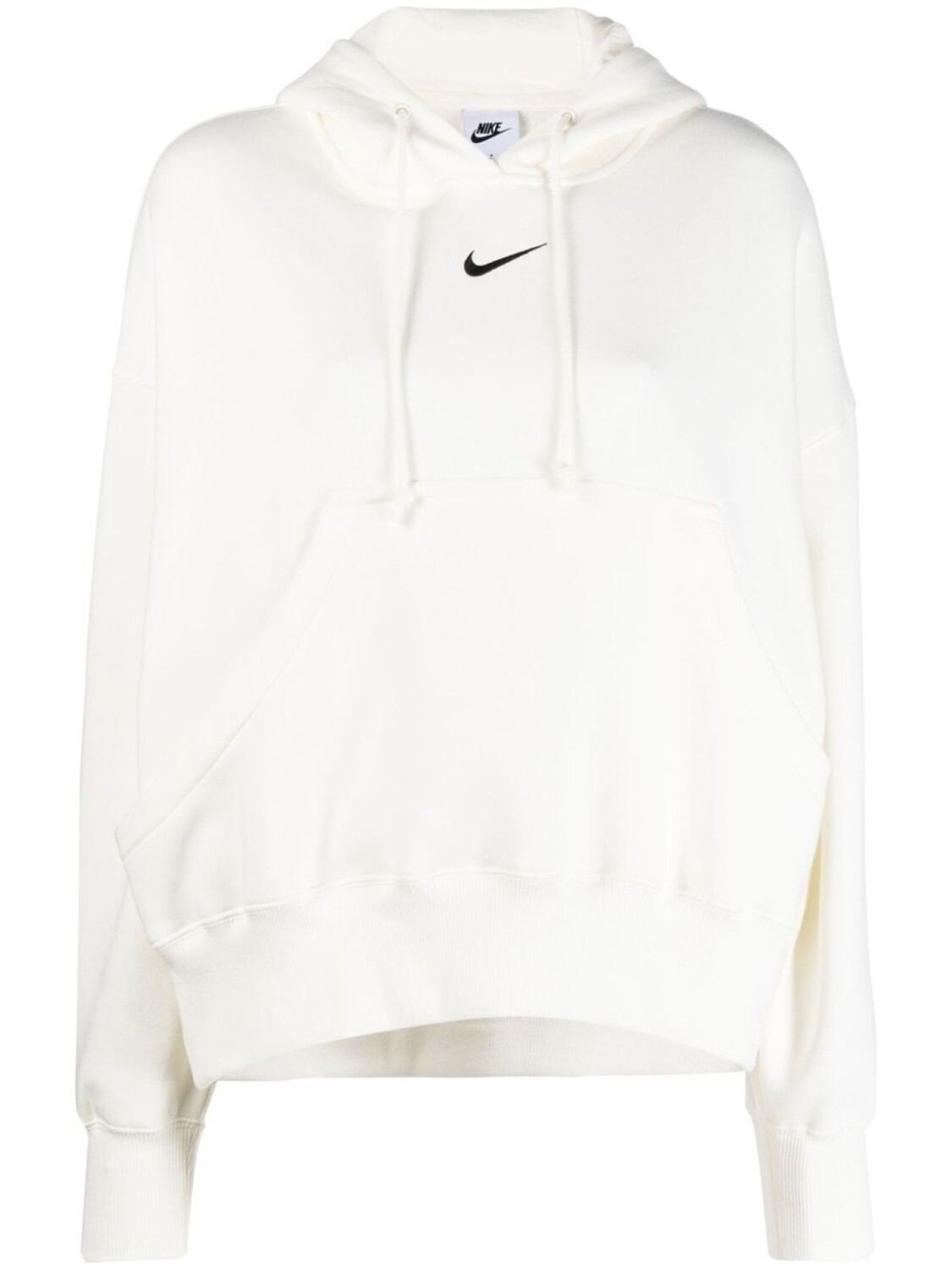 

Nike худи оверсайз с логотипом Swoosh, белый