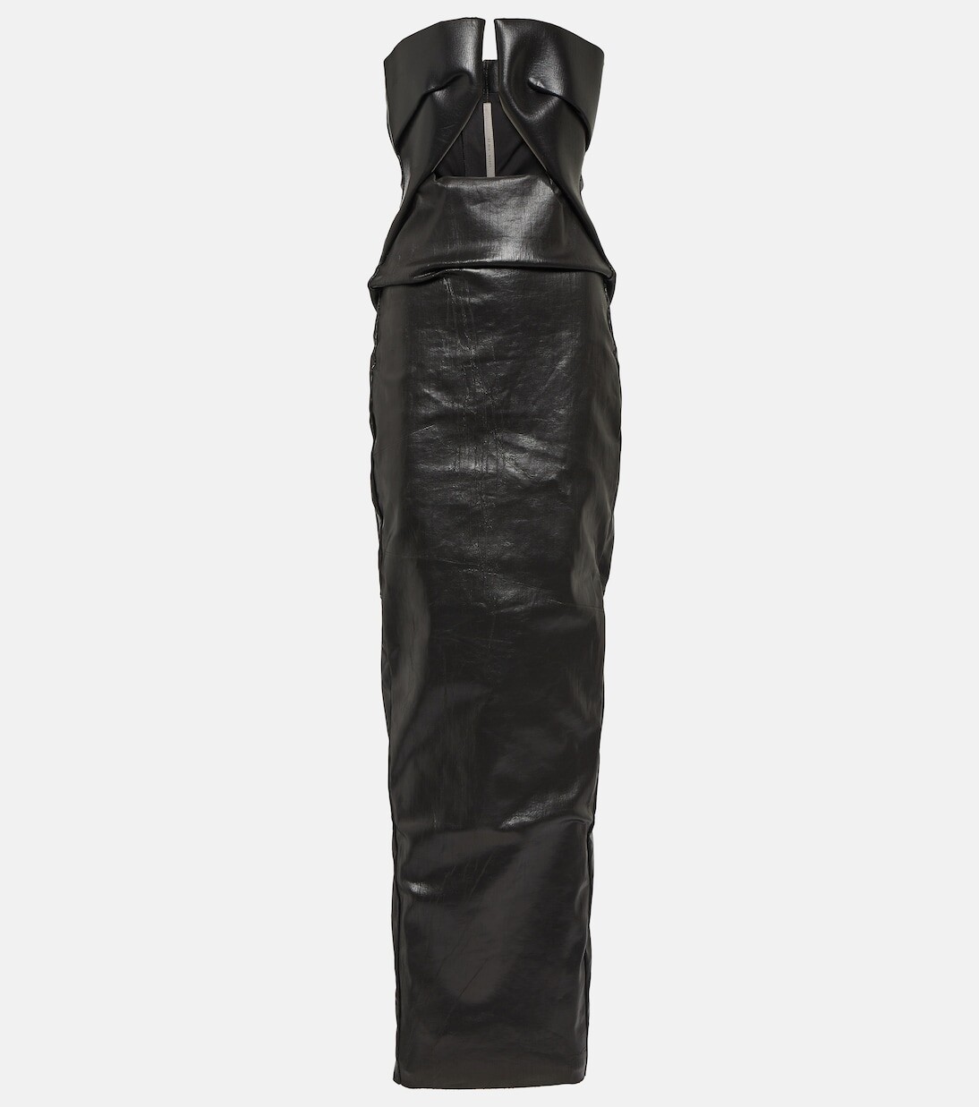 

Платье без бретелек Rick Owens, черный