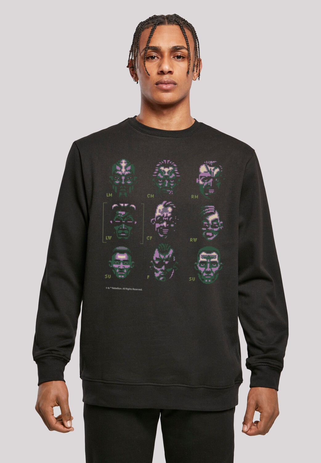 

Пуловер F4NT4STIC Sweatshirt Retro Gaming Speedball 2 Team, черный