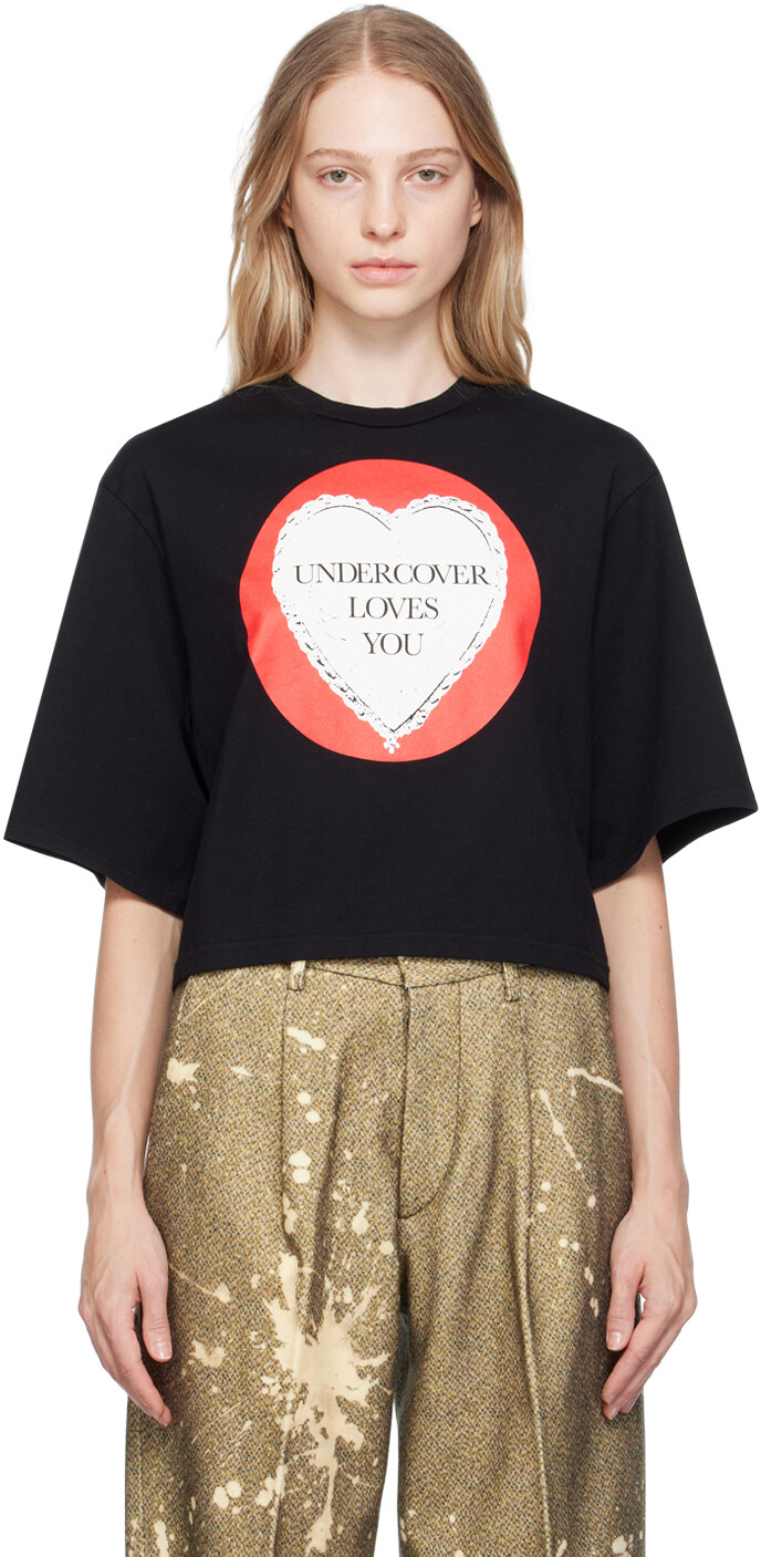 

Черная футболка Undercover Loves You, Черный