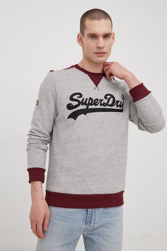 Фуфайка Superdry, серый