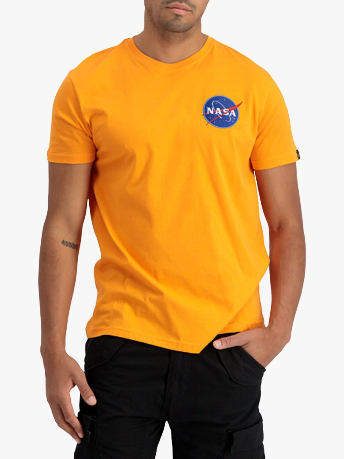 

Футболка с логотипом Alpha Industries X NASA Space Shuttle, Alpha Orange