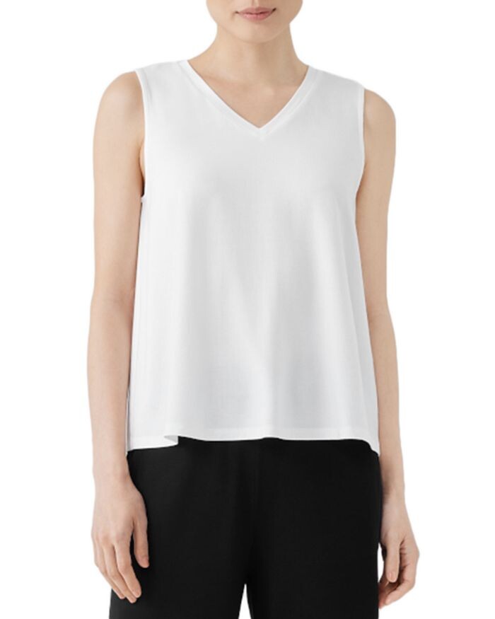 

Майка из джерси с V-образным вырезом Eileen Fisher