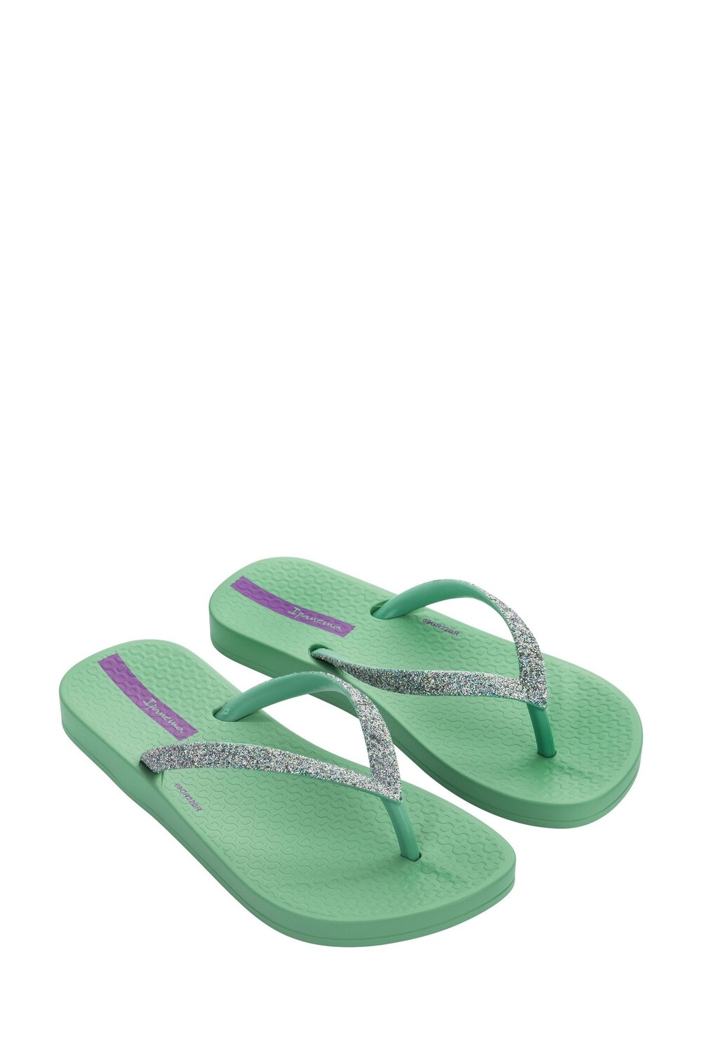 

Зеленые детские сандалии Anatomic Mint с блестками Ipanema, зеленый