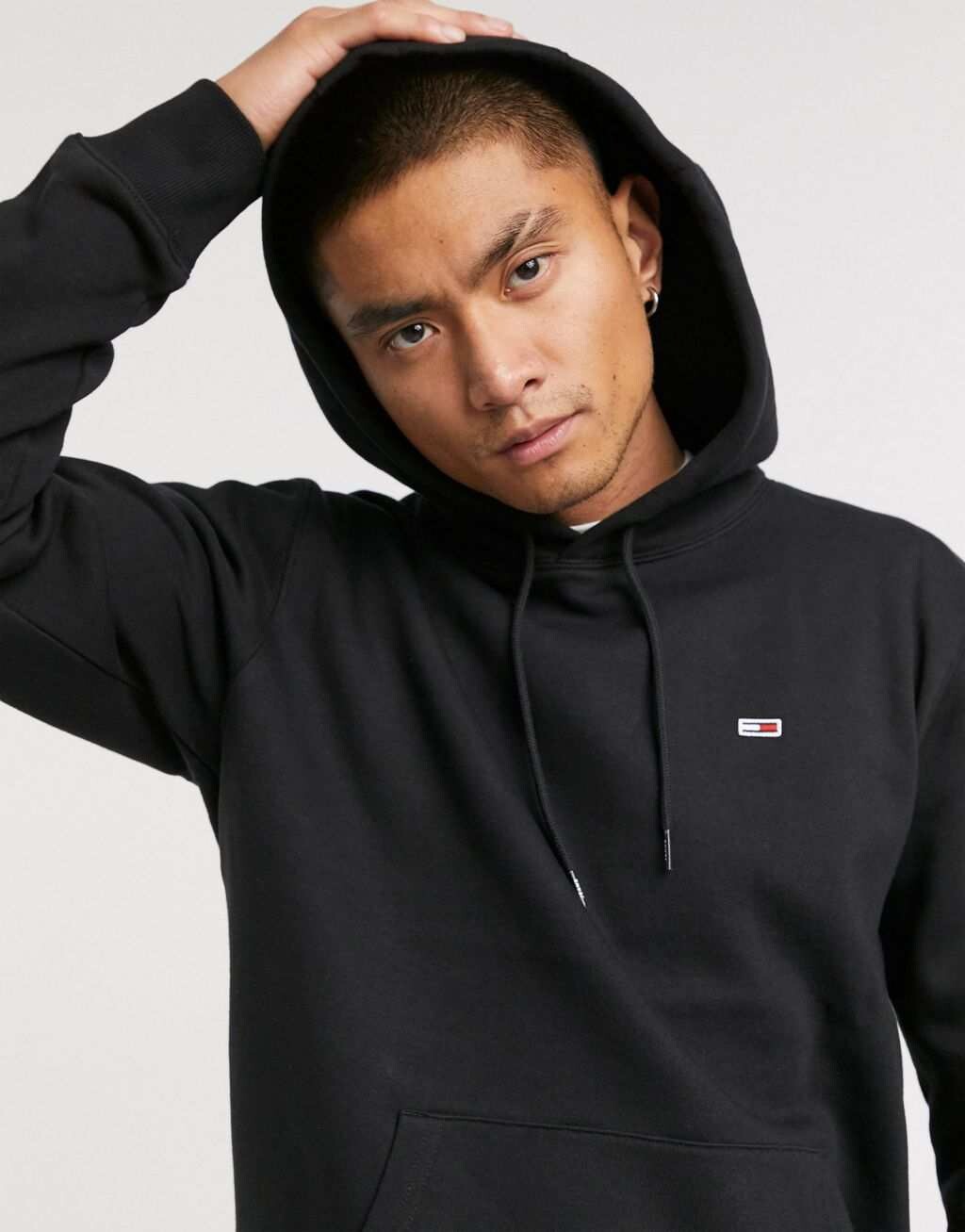 

Черная толстовка с логотипом Tommy Jeans, Черный