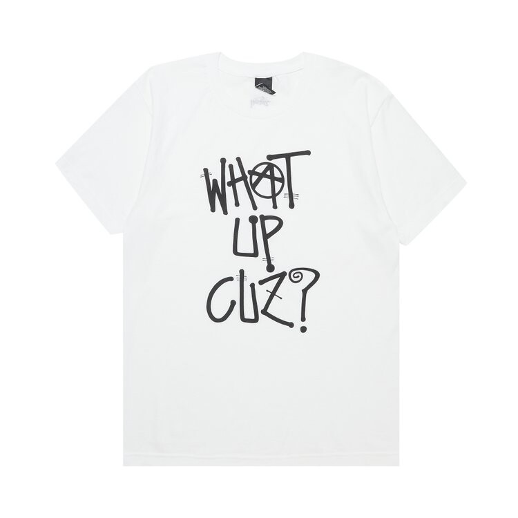 

Футболка Stussy What Up Cuz 'White', белый