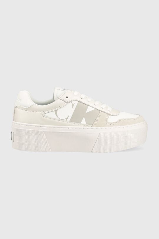 

Кроссовки CUPSOLE FLATFORM MIX Calvin Klein Jeans, белый