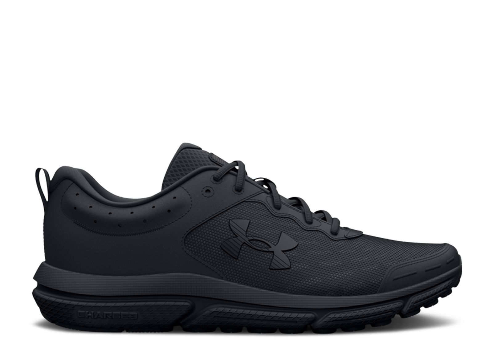 

Кроссовки Under Armour Charged Assert 10 4E Wide 'Triple Black', черный