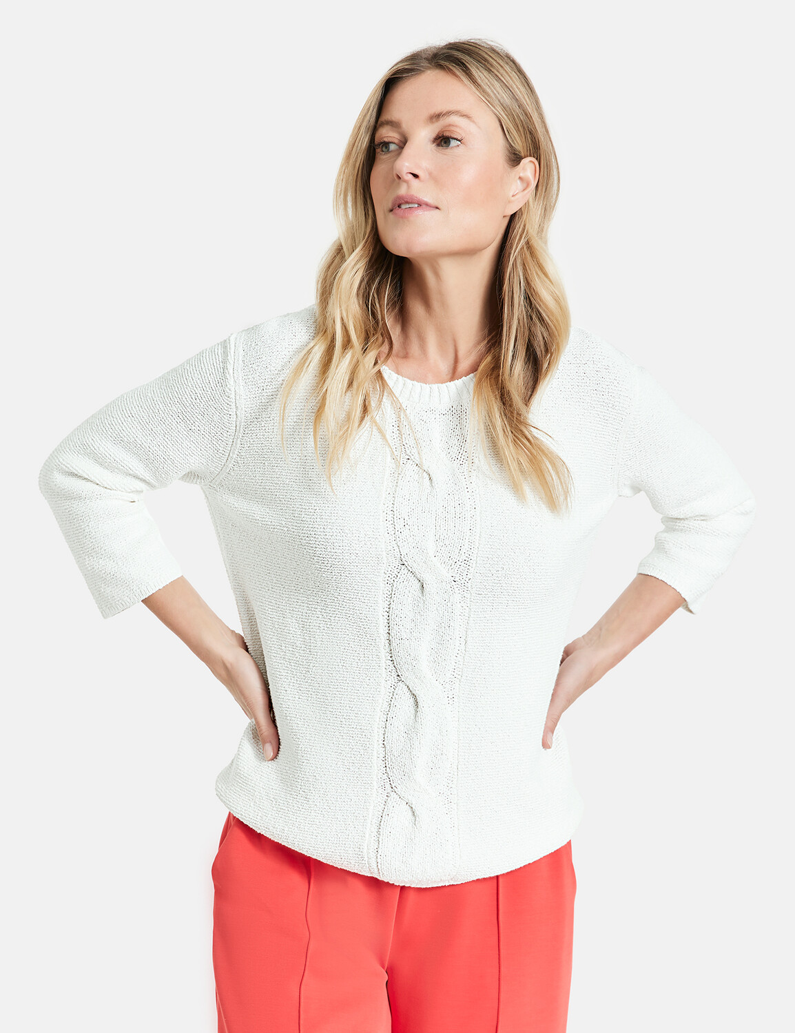 

Свитер Gerry Weber 3/4 Arm Rundhals, цвет Off-white