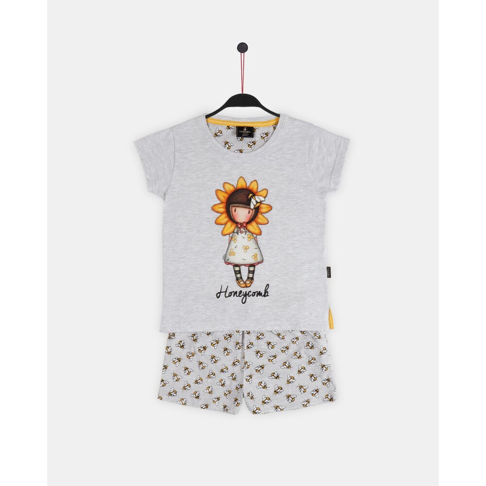 

Пижама с коротким рукавом Santoro London Honeycomb, серый
