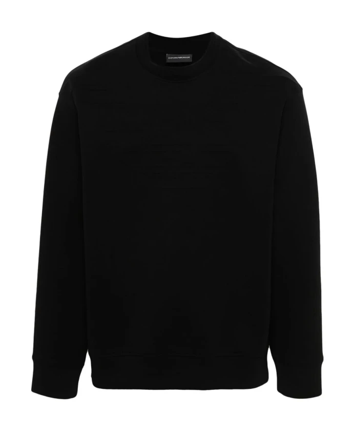 

Толстовка с орлом Emporio Armani, черный