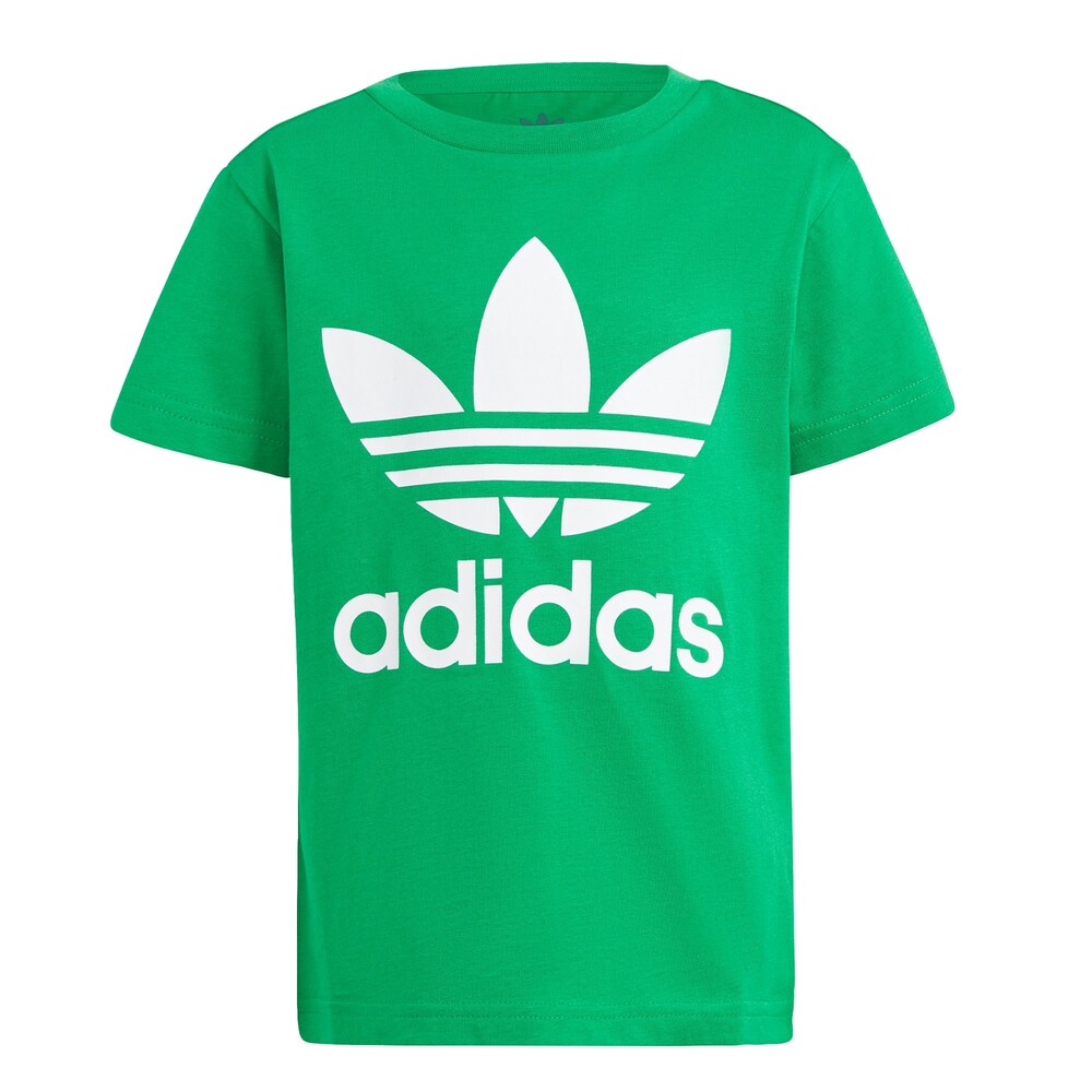 Футболка Adidas Adicolor Trefoil, трава зеленая зеленая трава
