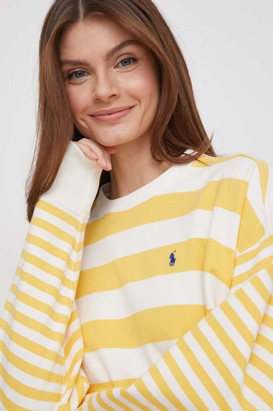 

Хлопковая толстовка Polo Ralph Lauren, желтый