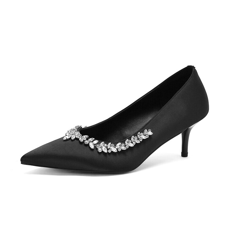 

Туфли женские на высоком каблуке Amazing Cure, цвет Black 9 cm