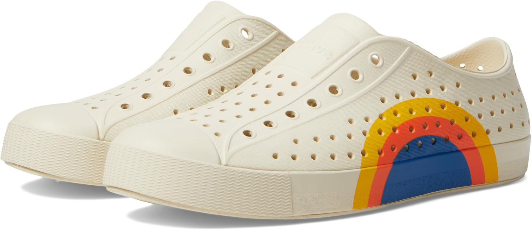 

Кроссовки Jefferson Sugarlite Block Native Shoes Kids, цвет Bone White/Bone White/Spicy Flame Vallarta Circle