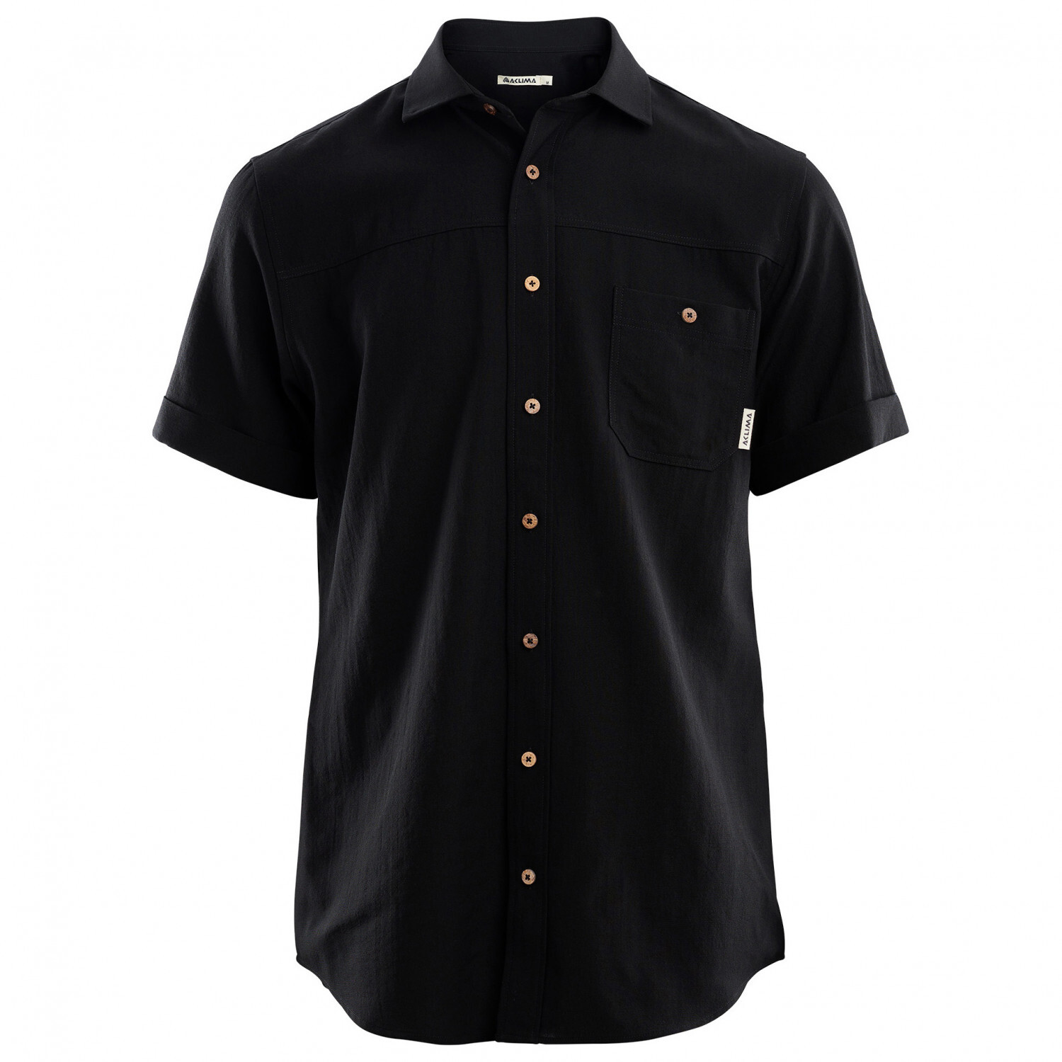 

Рубашка Aclima Bike Around Shortsleeve Shirt, цвет Jet Black