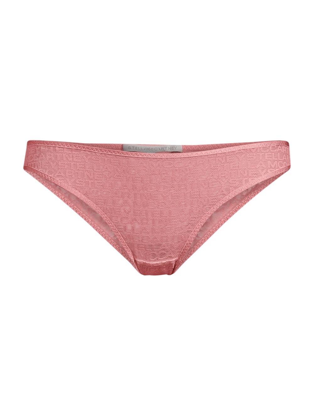 

Сетчатые трусы бикини с монограммой Stella McCartney Lingerie, Красный
