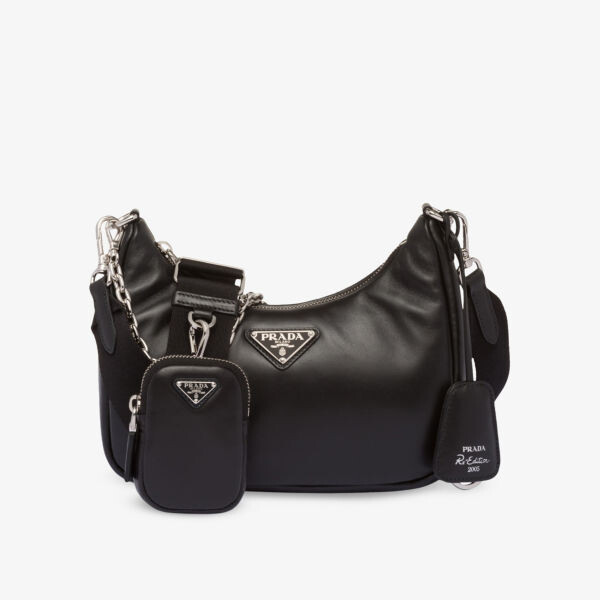 

Кожаная сумка через плечо Re-Edition 2005 Prada, черный
