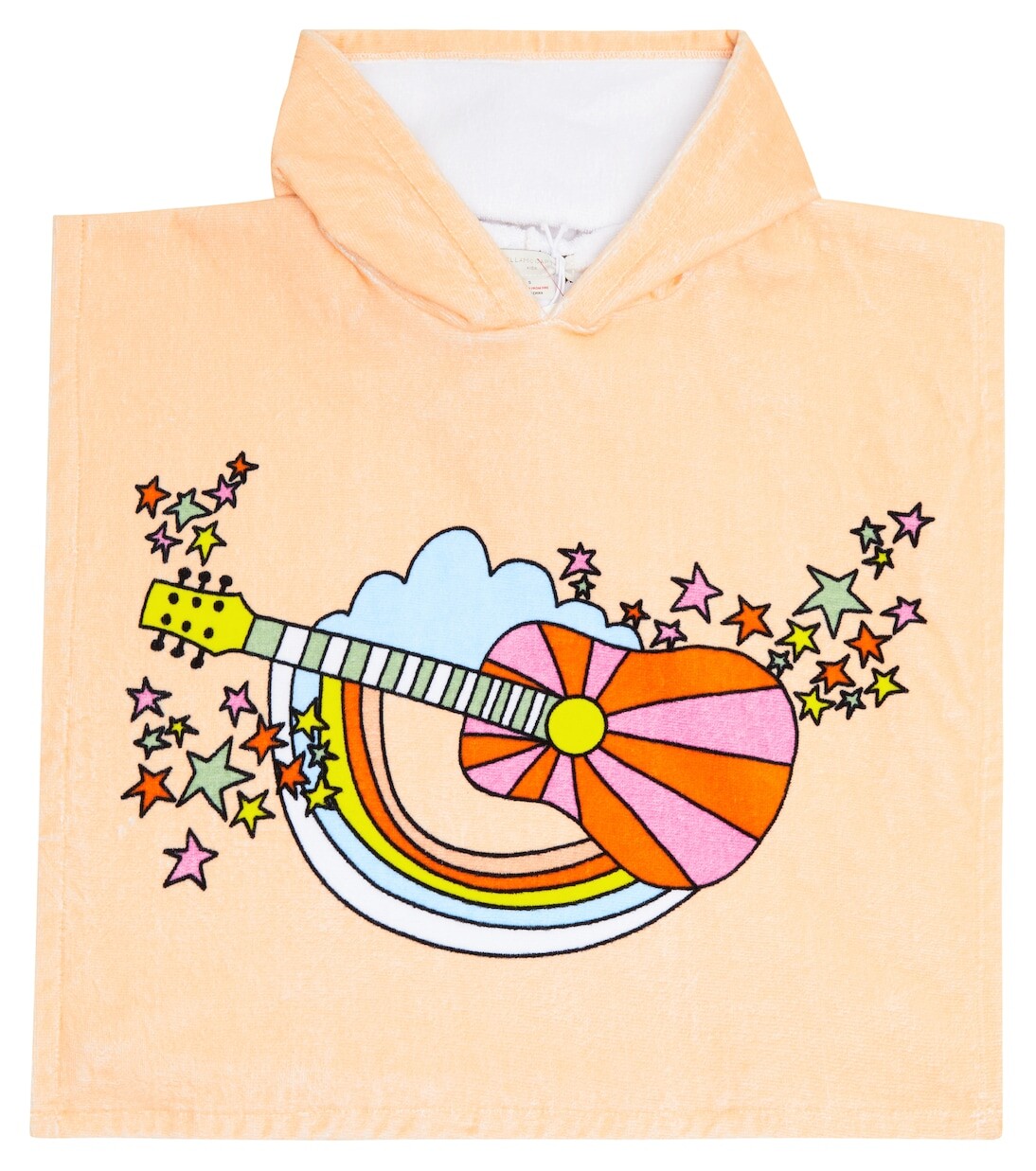 

Хлопковое махровое полотенце Stella Mccartney Kids, розовый