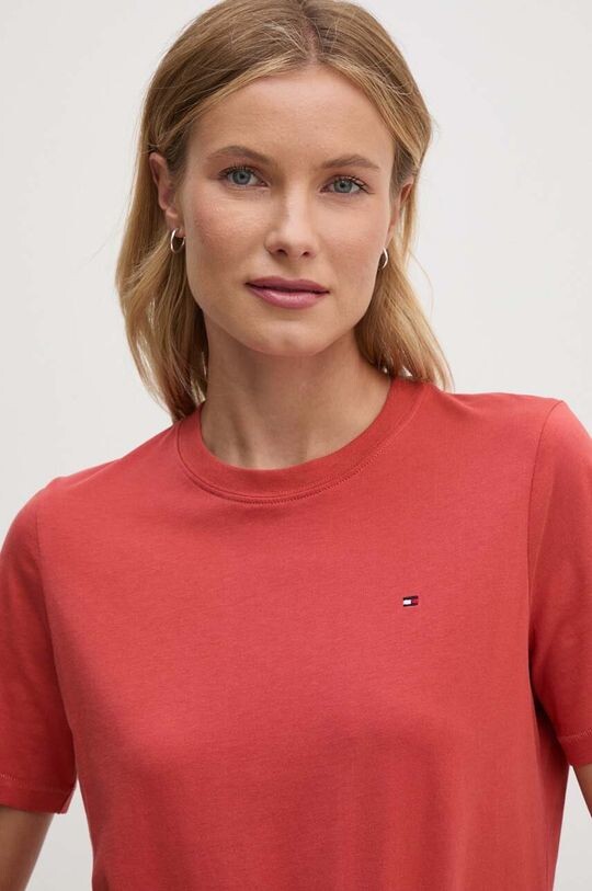 

Хлопковая футболка Tommy Hilfiger, красный