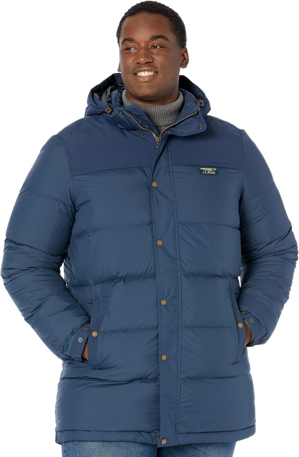 

Классическая пуховая парка Mountain - высокий L.L.Bean, цвет Nautical Navy