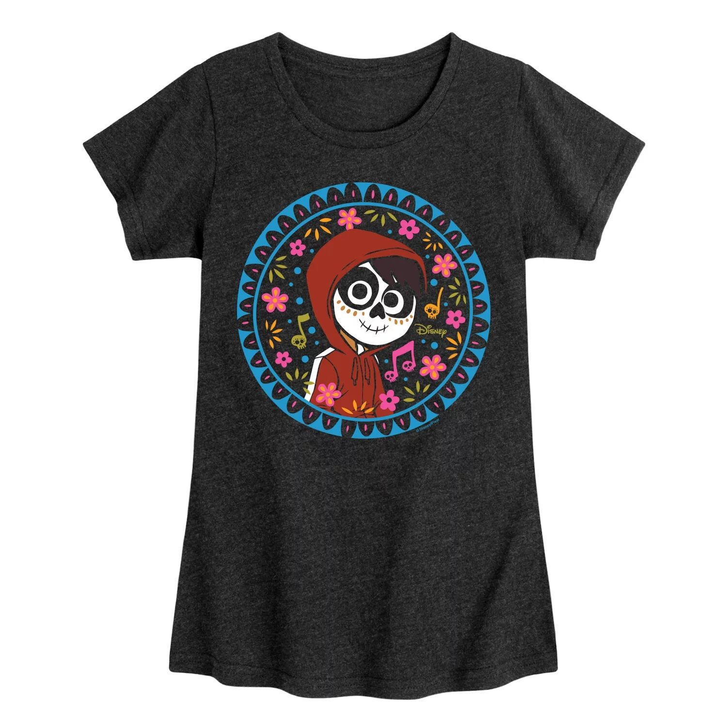 

Футболка Disney's Coco Girls 7–16 с цветочным принтом Miguel Licensed Character