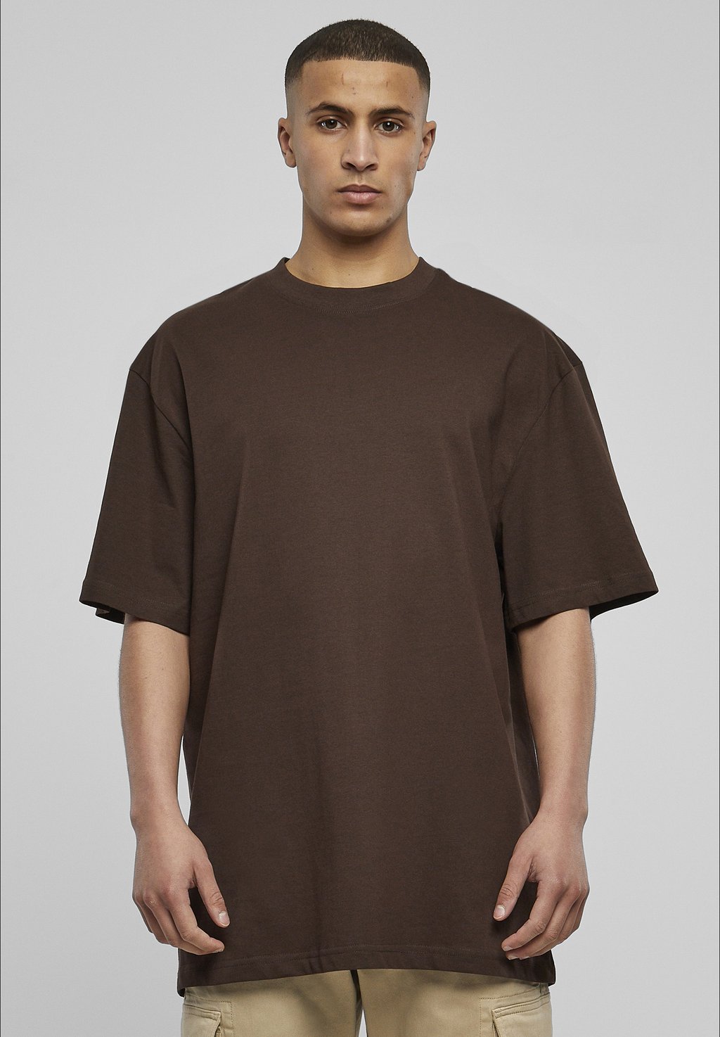 Базовая футболка TALL Urban Classics, коричневый