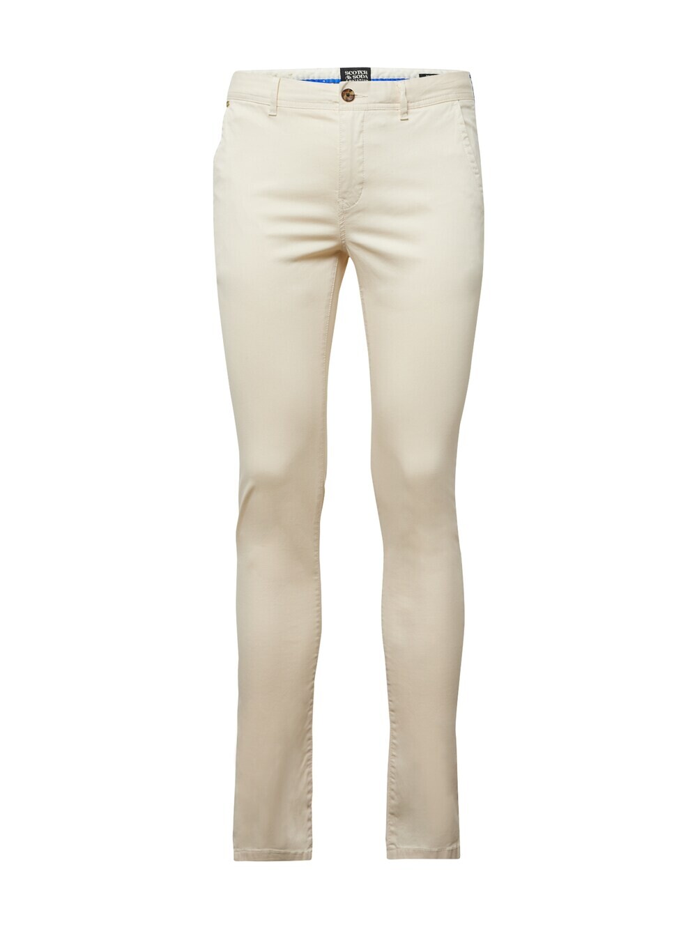 

Брюки-чиносы узкого кроя Scotch & Soda Mott, экрю