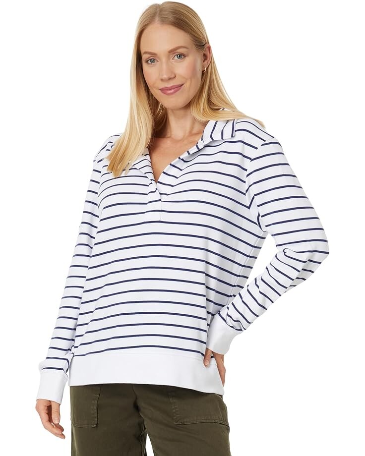 

Толстовка Vineyard Vines Striped Popover, белый