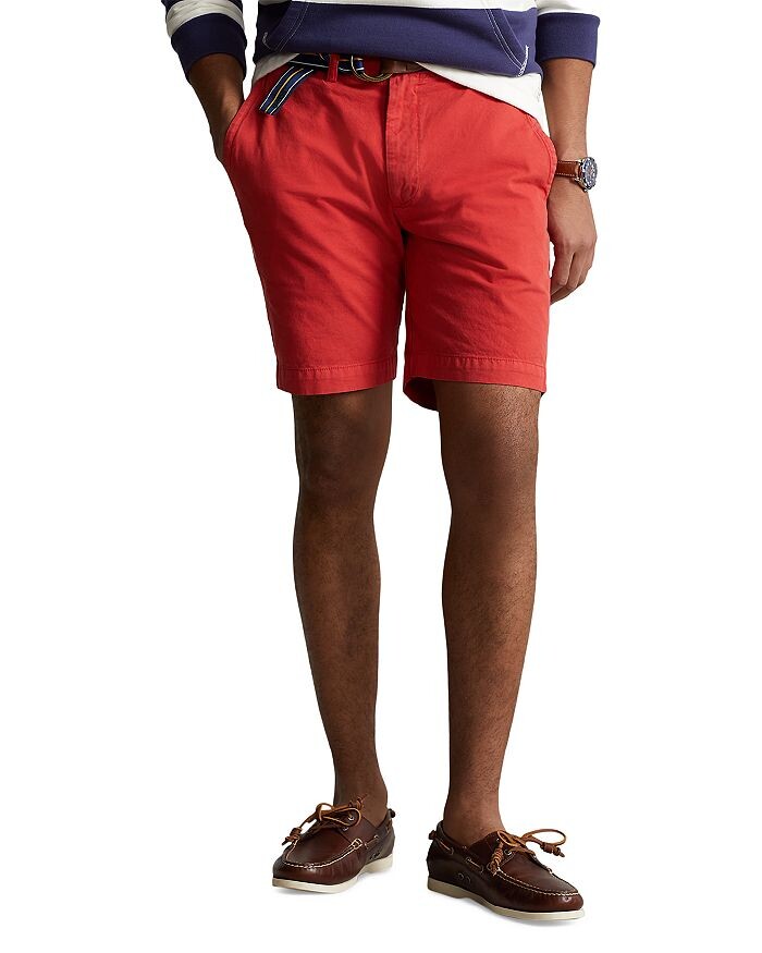 

Шорты Salinger прямого кроя чинос 8 дюймов Polo Ralph Lauren, Красный
