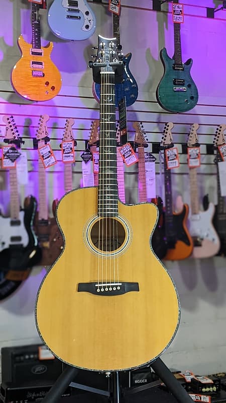 Акустическая гитара PRS SE A50 Angelus Acoustic-electric Guitar - Black Gold, Auth Dealer укулеле концертный ukpac eq со звукоснимателем