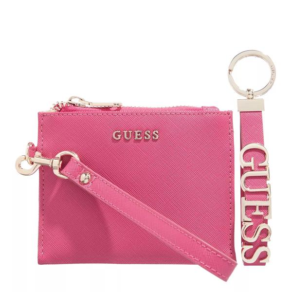 Кошелек gift pouch + keyring Guess, розовый