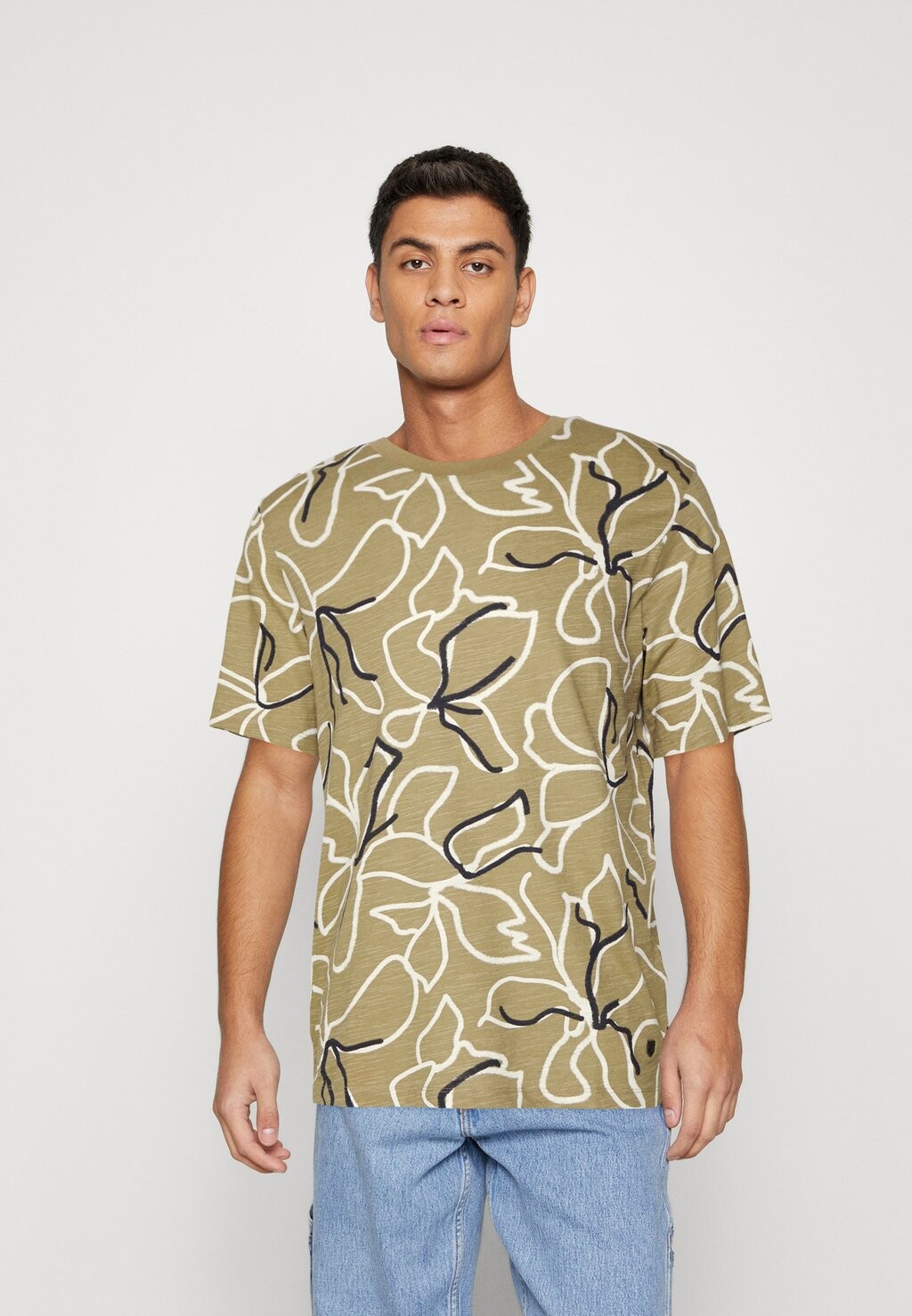 

Футболка с принтом Jack & Jones, зеленый