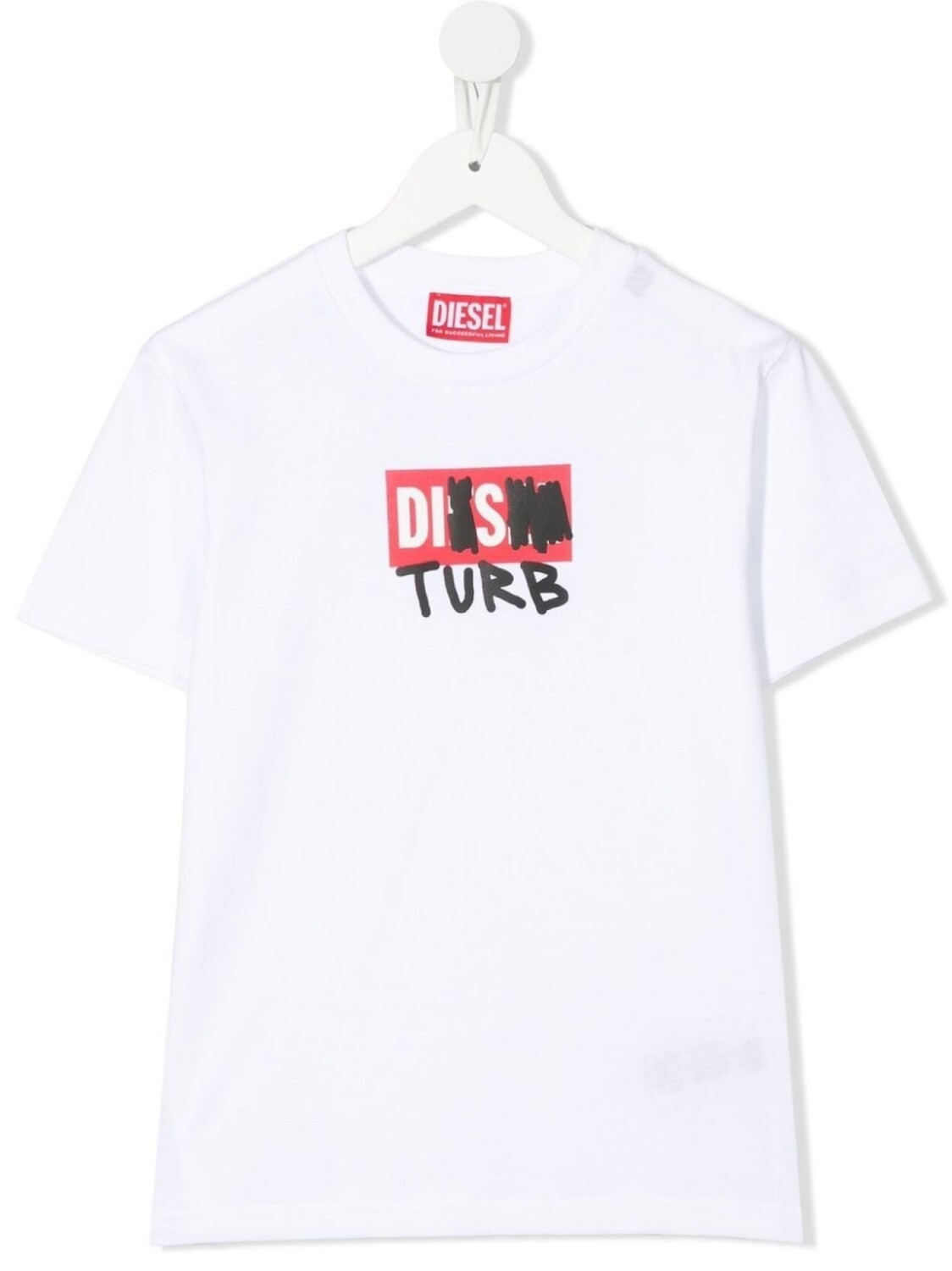 

Diesel футболка Tdiegosb10 с надписью, белый