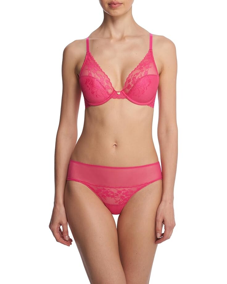 Бюстгальтер Natori Cherry Blossom Convertible Contour Underwire, цвет Bright Blush бюстгальтер natori cherry blossom convertible contour underwire bra цвет retro blue