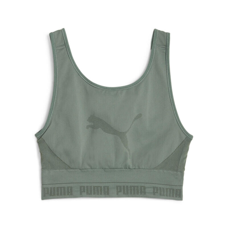 

Укороченный топ EvoKNIT женский PUMA Eucalyptus Green