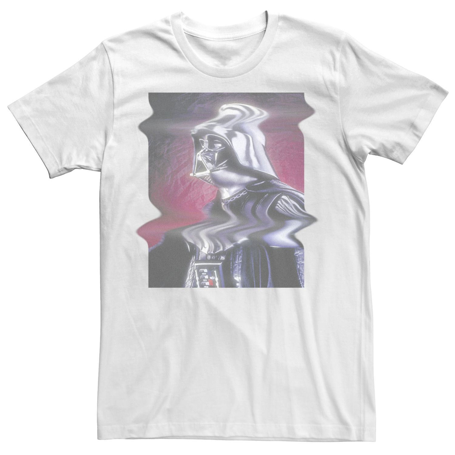 Мужская футболка с искаженным портретом Дарта Вейдера Star Wars