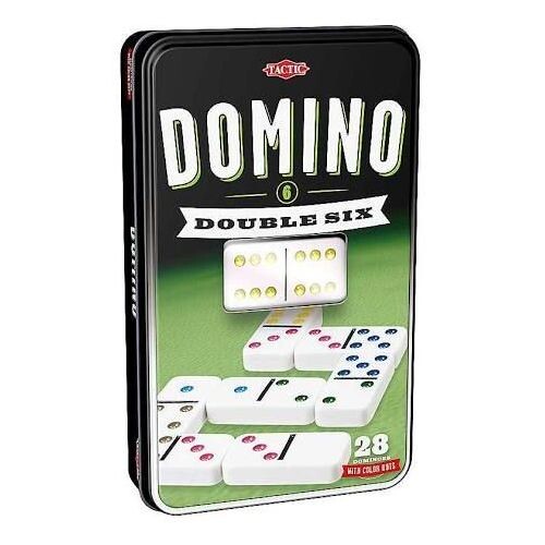 

Настольная игра Double 6 Dominoes X 28 Tiles In Tin