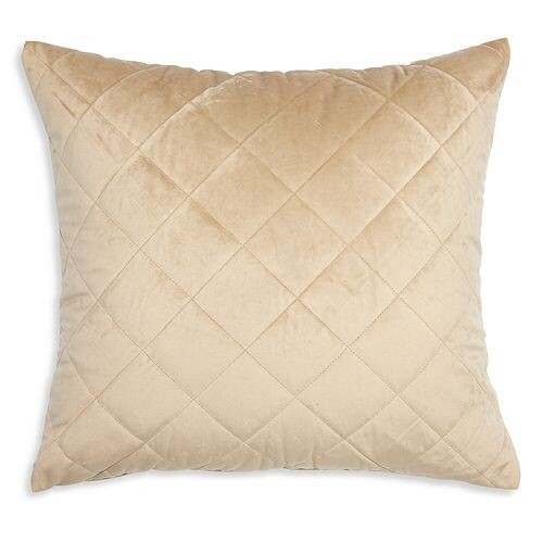 

Декоративная подушка из стеганого бархата Frette, цвет Tan/Beige