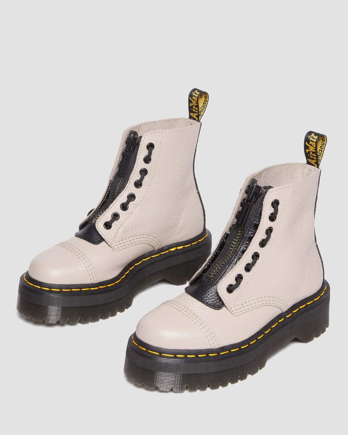 

Сапоги на платформе из филированной кожи наппа Sincalir Dr. Martens