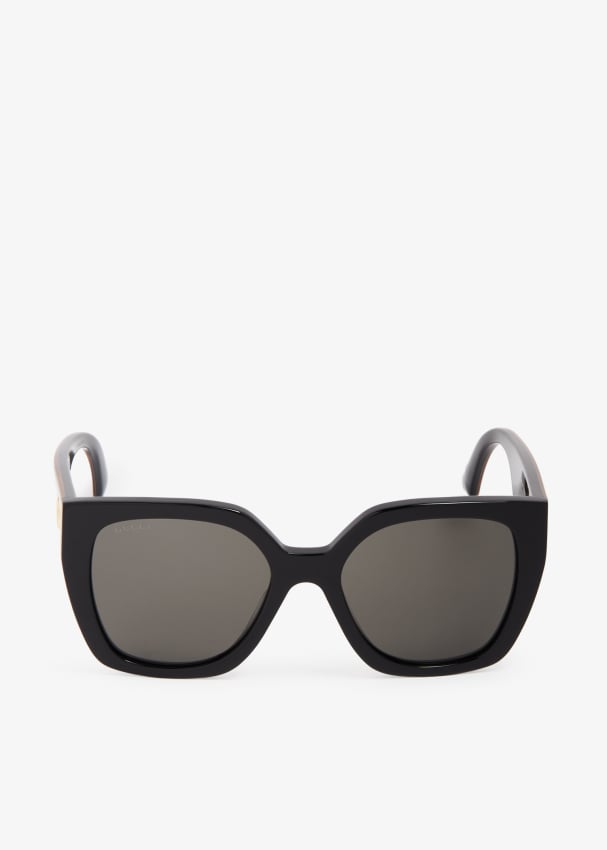 Солнцезащитные очки Gucci Square-Frame, черный
