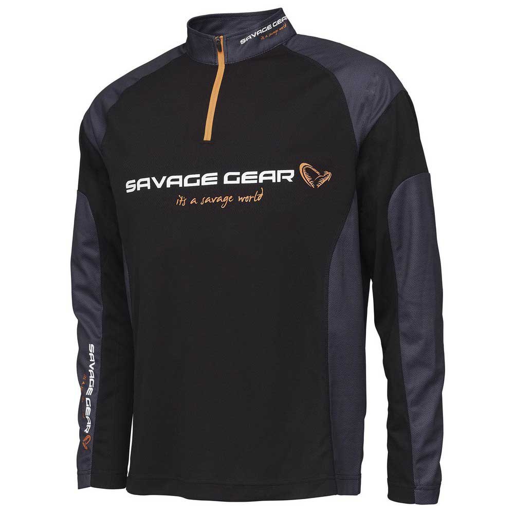 

Толстовка Savage Gear Tournament Gear Half Zip, черный