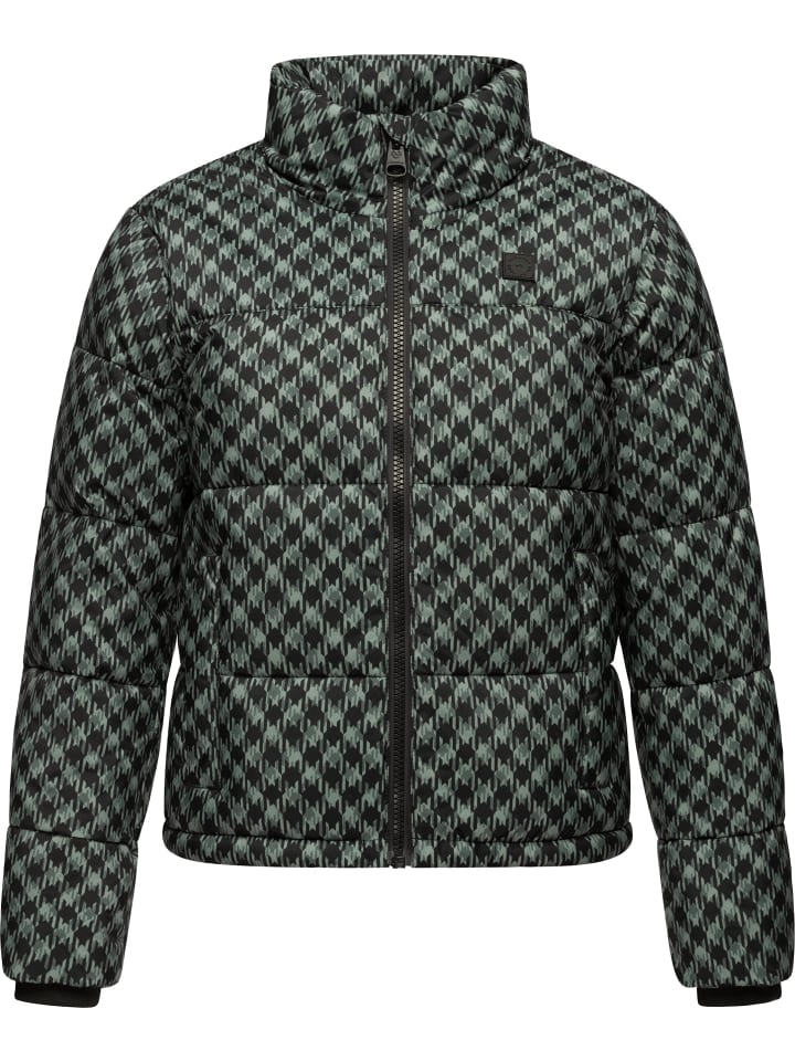 

Пуховик ragwear Serah Print, цвет dusty green