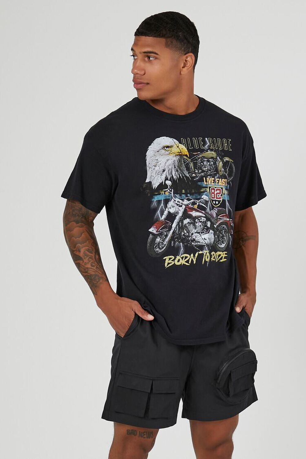

Шорты карго на шнурке Forever 21, оливковый