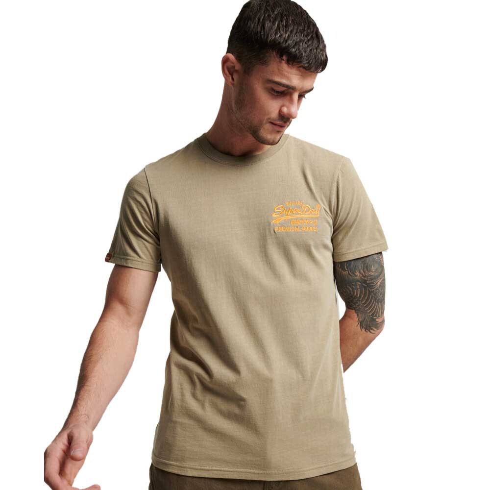 

Футболка Superdry Vintage Vl Neon, бежевый