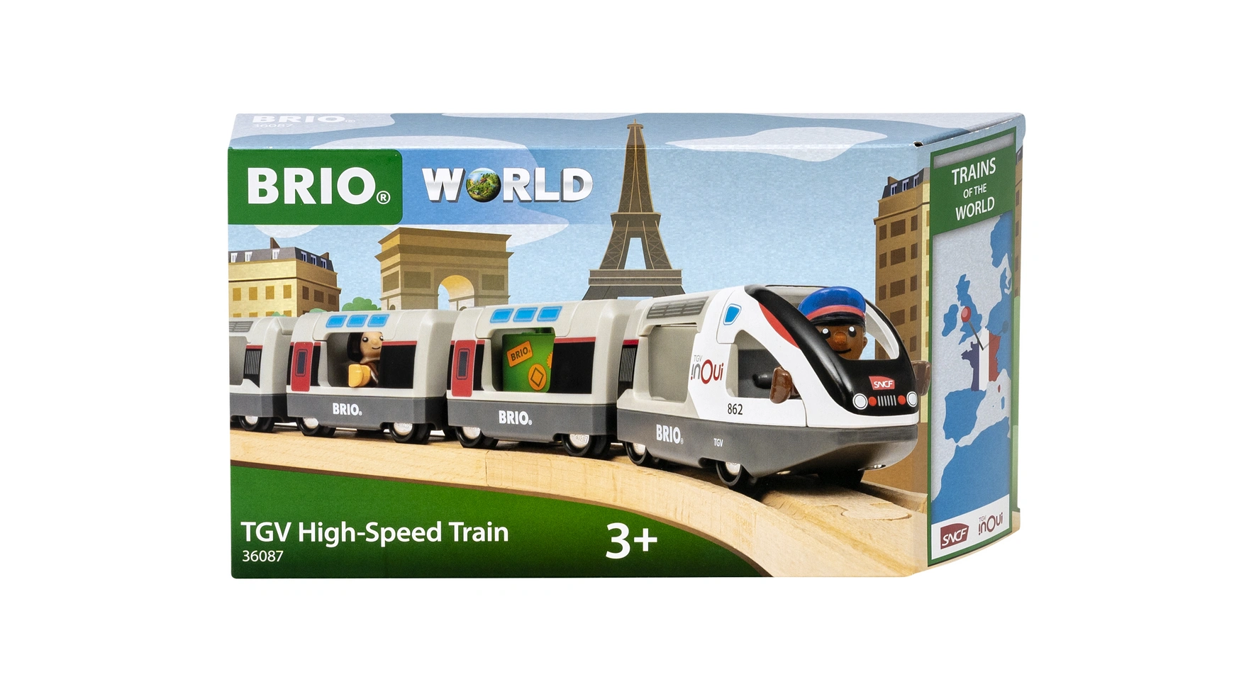 Brio Bahn Поезда мира Скоростной поезд TGV, игрушечный локомотив цена и фото