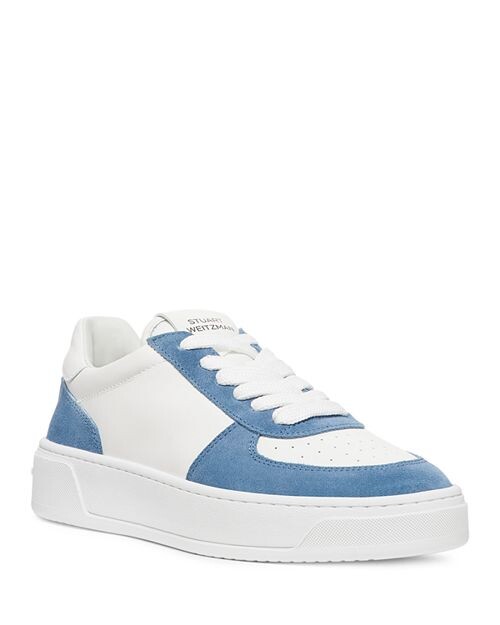 

Женские низкие кеды со шнуровкой SW Courtside Stuart Weitzman, цвет Multi