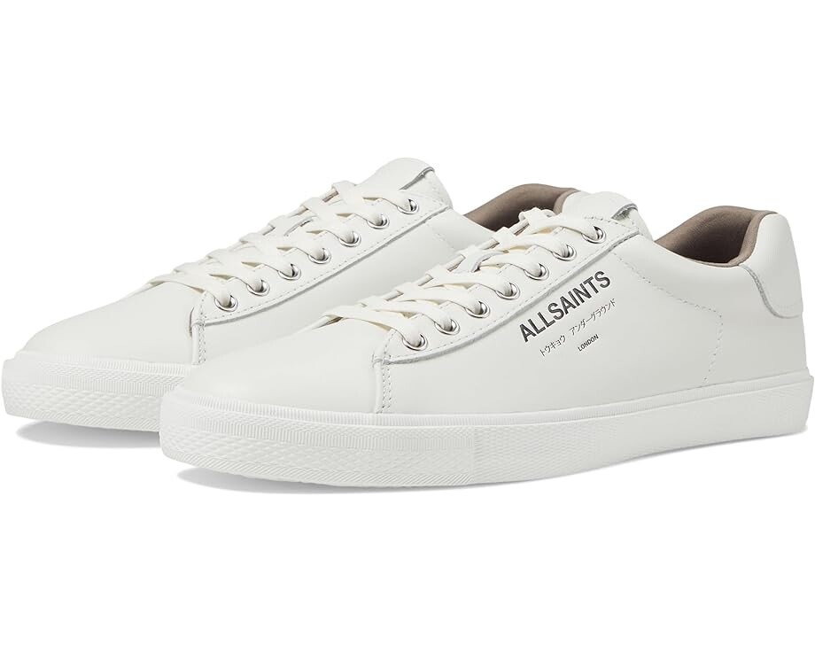 

Кроссовки AllSaints Underground Leather Low Top, белый