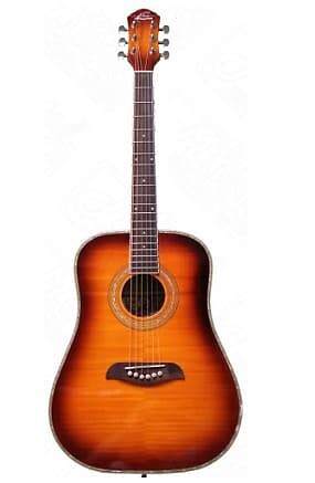 

Акустическая гитара *FREE BAG* Oscar Schmidt OG1FYS - 3/4 Acoustic Guitar - Flame Yellow Sunburst